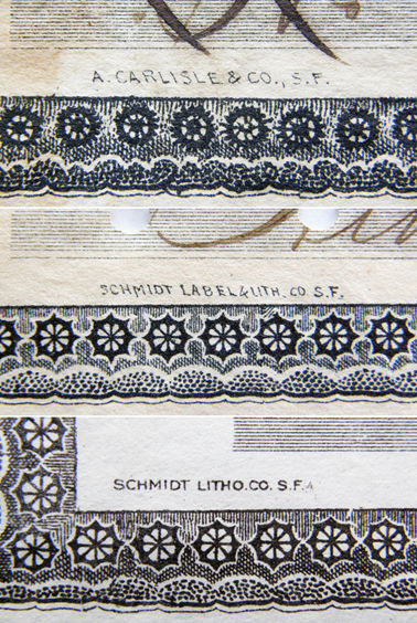 «Cable Car stock certificates' printers»